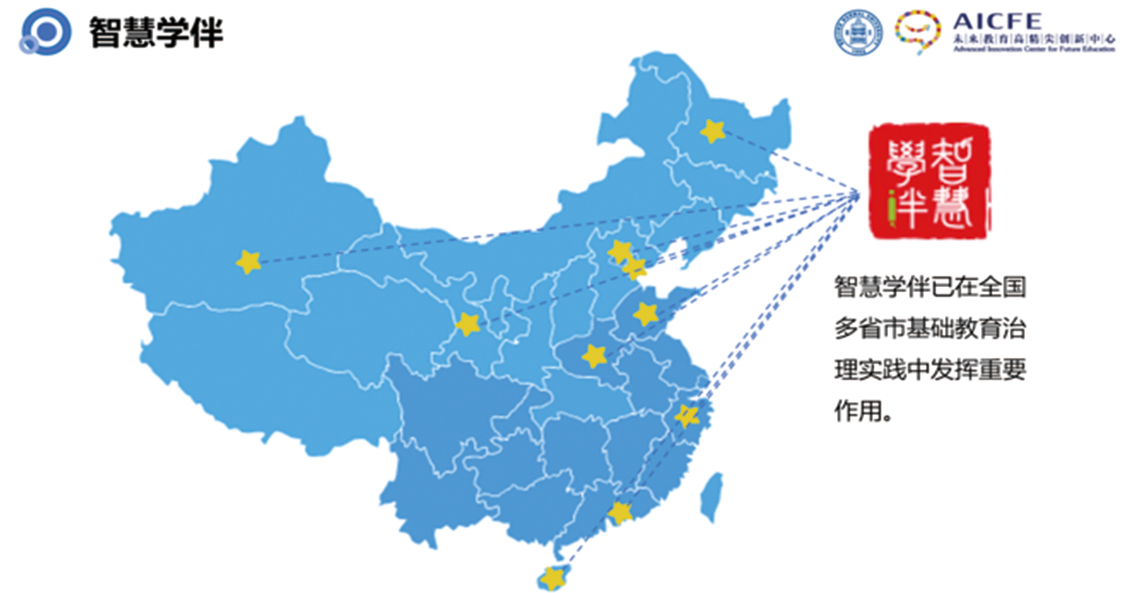 智慧学伴已在全国多省市基础教育治理实践中发挥重要作用